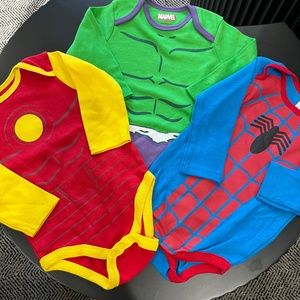 Brand new Marvel infant bodysuits